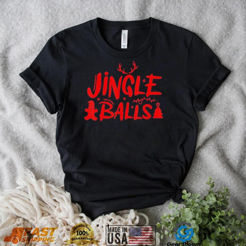 Jingle Balls Tinsel Tits Matching Couples Christmas Couple Shirt