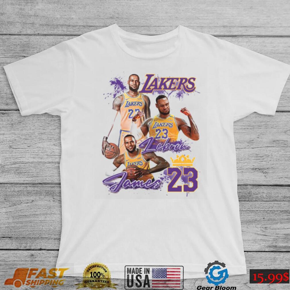 Lebron James T Shirt 23 Lakers Shirt Los Angeles Lakers Shirt NBA