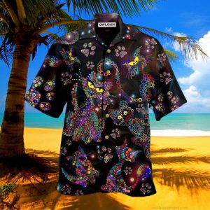 Cat Colorful Amazing Hawaiian Shirt