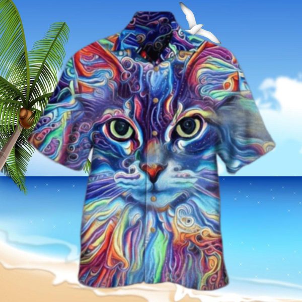 3D Cat Hawaiian Shirt