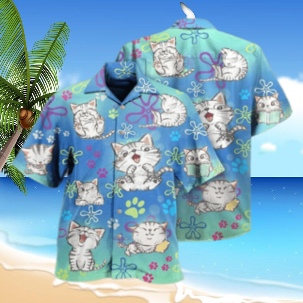 All I Need Is Love And A Lovely Cute Cat Hawaiian Shirt