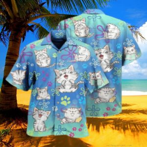 All I Need Is Love And A Lovely Cute Cat Hawaiian Shirt