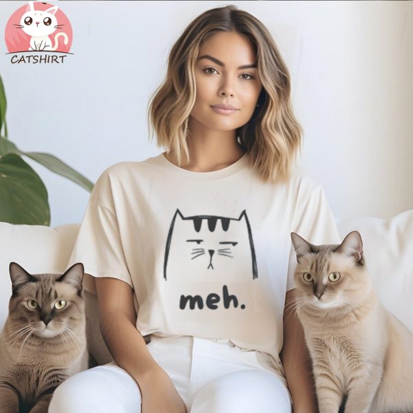 Archery Shirt Archer T shirt Funny Meh Cat Sarcastic Cat Shirt