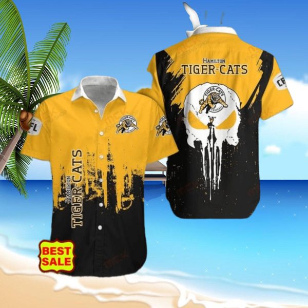 CFL Hamilton Tiger Cats Hawaiian Shirt