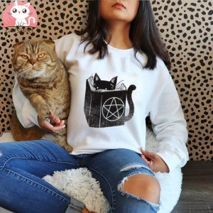 Cartoon Cat Fashion Shirt