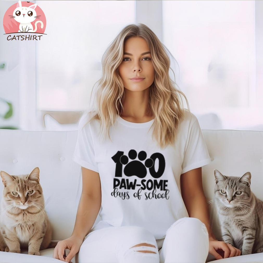 Cat 100 Day School Shirts