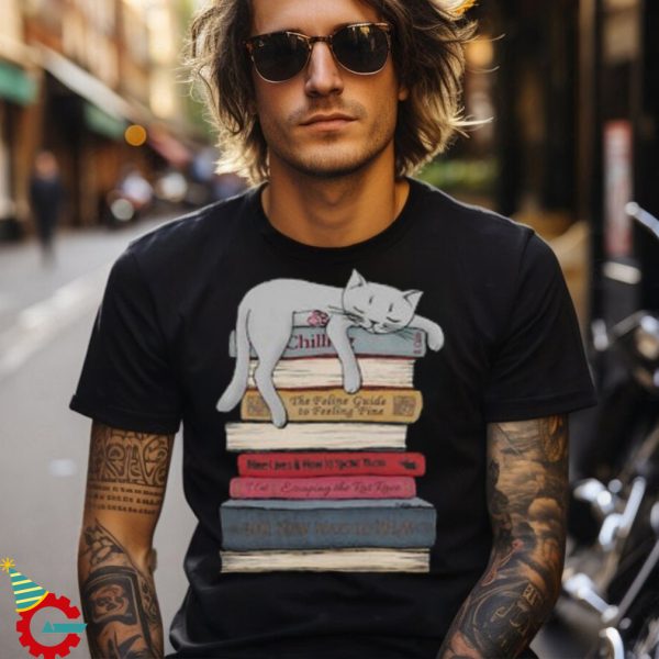 Cat Book Shirt, Books and Cats Shirt, Funny Book Lover Shirt, Cat Lover Shirt, Reading Shirt, Book Lover Gift Shirt, Reader Bookish Shirt