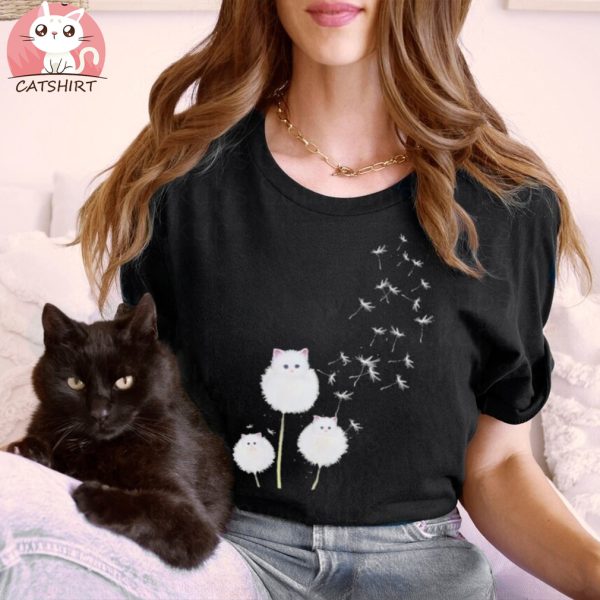 Cat Cute dandelion 2023 shirt