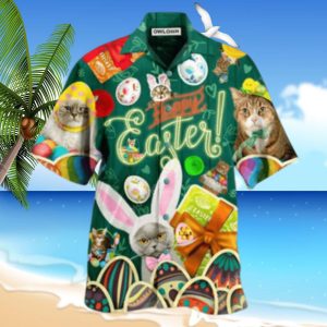 Cat Easter Blessings To You And Your Cats Hawaiian Shirt