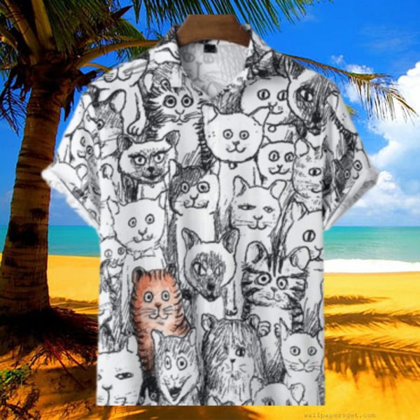 Cat Hawaiian Shirt