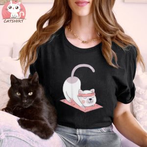 Cat International Yoga Day T Shirt