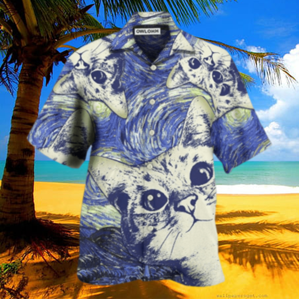 Cat Love Life Cute   Hawaiian Shirt