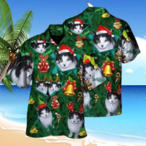 Cat Lovely Cat Christmas Hawaiian Shirt