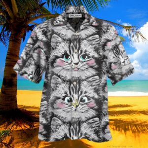 Cat Lovely Cat Lovely Kitten Hawaiian Shirt