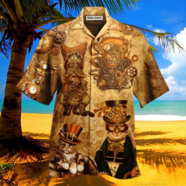 Cat Luxury Style Hawaiian Shirt