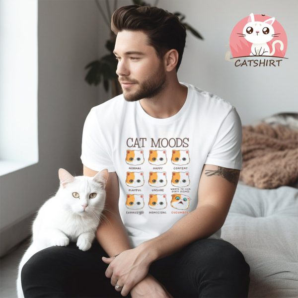 Cat Mood Meme Alarming Cucumber Cat Shirt