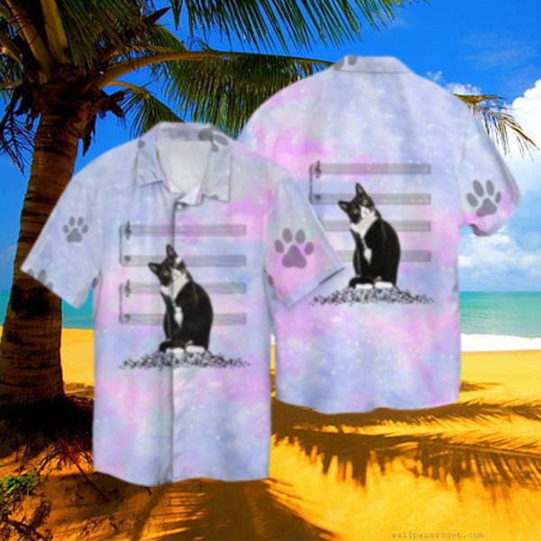 Cat Music Hawaiian Shirt