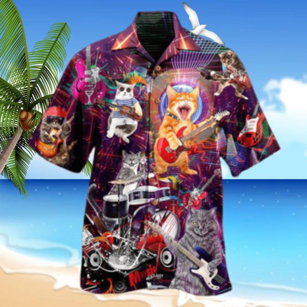 Cat Rocker Band – Funny Hawaiian Shirts