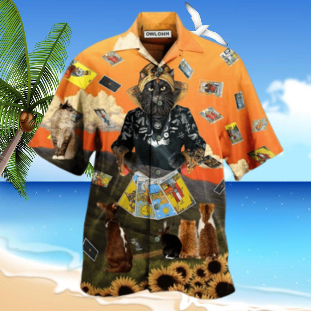 Cat Tarot Cool Style Hawaiian Shirt