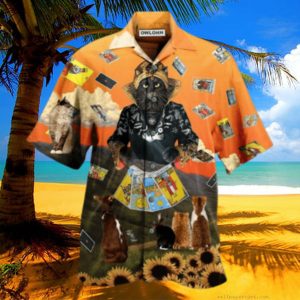 Cat Tarot Cool Style Hawaiian Shirt