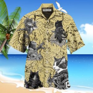 Cat Warrior Strong Hawaiian Shirt