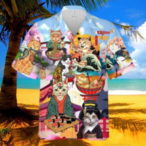 Cats Rule The World Unisex Hawaiian Shirt