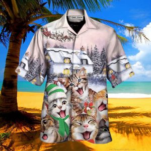 Christmas Cat I'm The Only One You Need Hawaiian Shirt