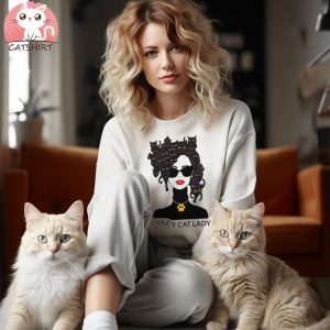 Crazy Cat Lady Shirt Black Cat Shirt