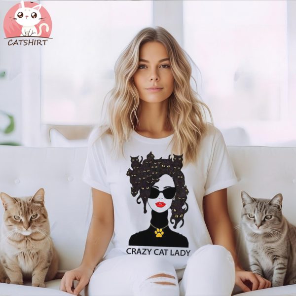 Crazy Cat Lady Shirt Black Cat Shirt