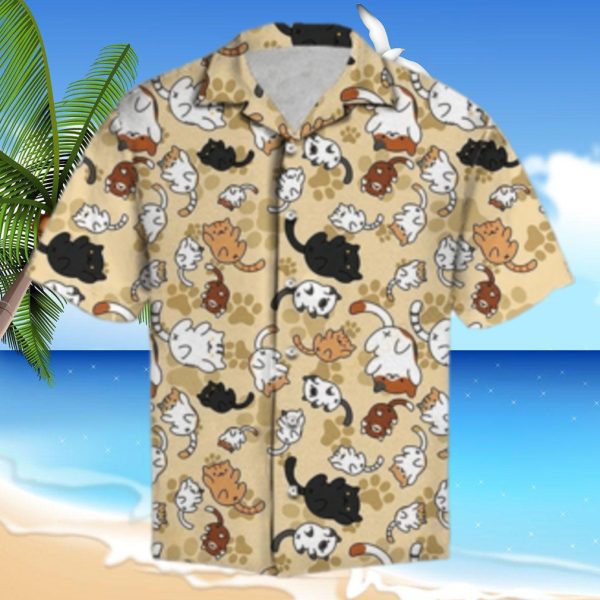 Cute Cat Hawaii Shirt