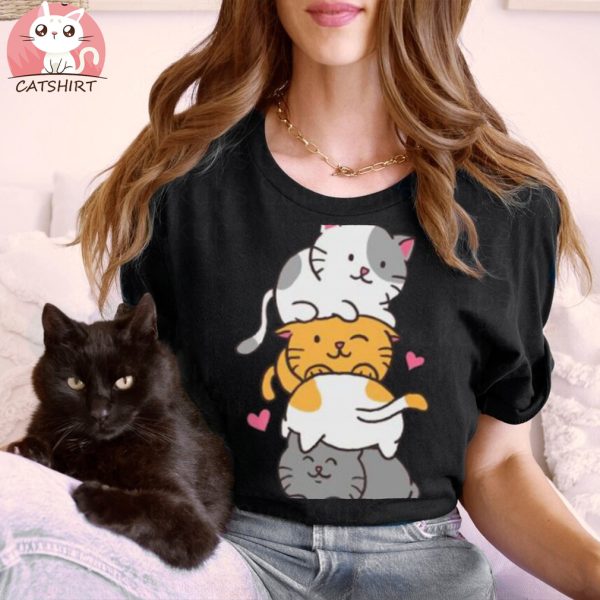 Cute Cat Lover Tee T Shirt