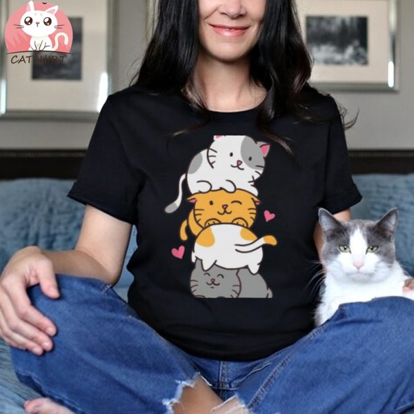 Cute Cat Lover Tee T Shirt