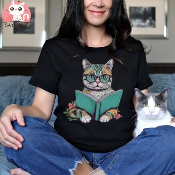 Cute Cat Shirts Banned Books Shirt Book Lover Cat Lover Gift Librarian Shirt Book T Shirt Funny Cat Shirt Bookish Shirt