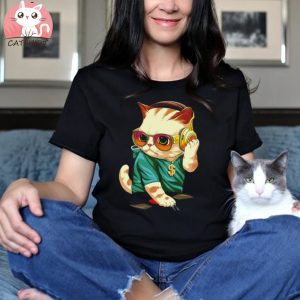 DJ Phee Lyne cat shirt