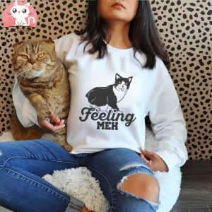 Feeling MEH Cute Cat T Shirt