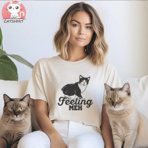 Feeling MEH Cute Cat T Shirt