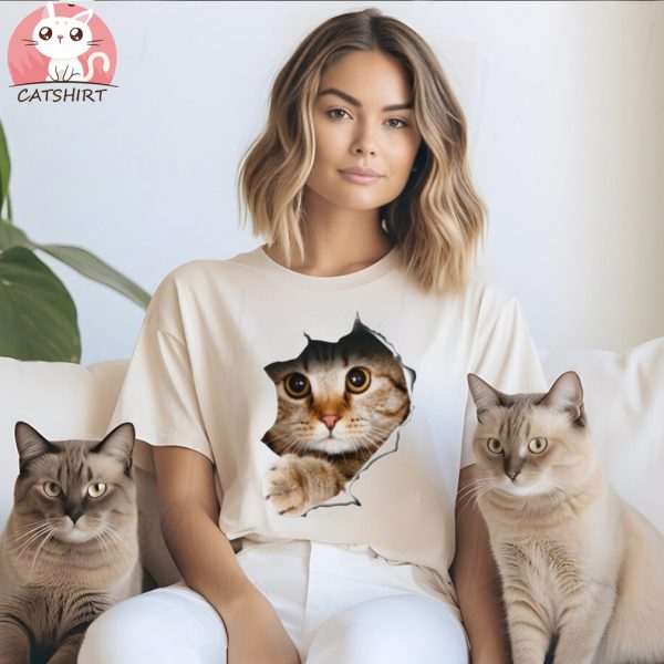Funny Cat Shirt Gifts for Cat Owners Cat Lovers Shirt