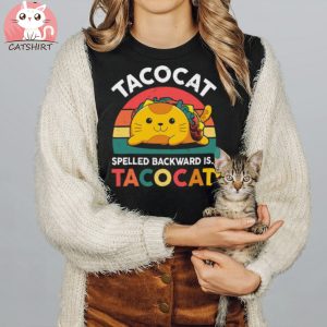 Funny taco cat shirt