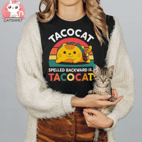 Funny taco cat shirt