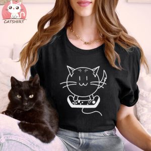 Gamer Cat Youth Tee Shirt