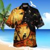 Halloween Black Cat Enjoy Halloween Hawaiian Shirt