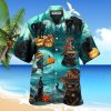 Halloween Black Cat Pumpkin Scary Style Hawaiian Shirt