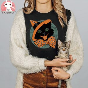 Halloween Black Cat vintage shirt