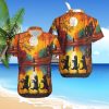 Halloween Walking Cat Hawaiian Shirt