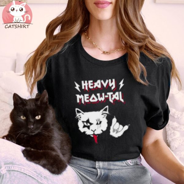 Heavy Meowtal Rock N Roll Music Celebration T Shirt