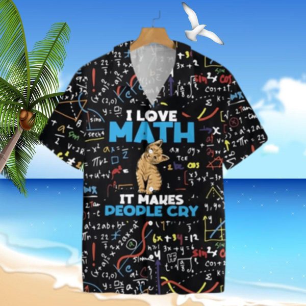 I Love Math Hawaii Shirt
