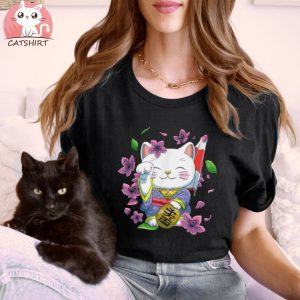 Japanese Maneki Neko Lucky Cat Shirt