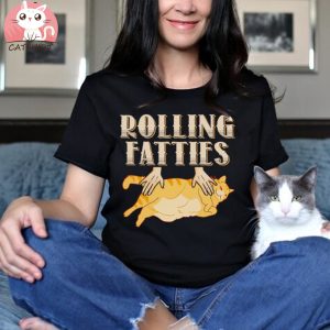 Cat rolling fatties shirt