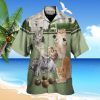 Lawn Bowling Cat Play In Yard Hawaiian Shirt