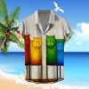 Men’s Hawaiian Shirts Funny Cat Print Aloha Shirts